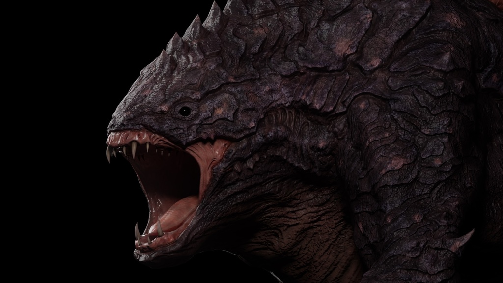 lizard Dragon 蜥蜴オリジナル3Dモデル