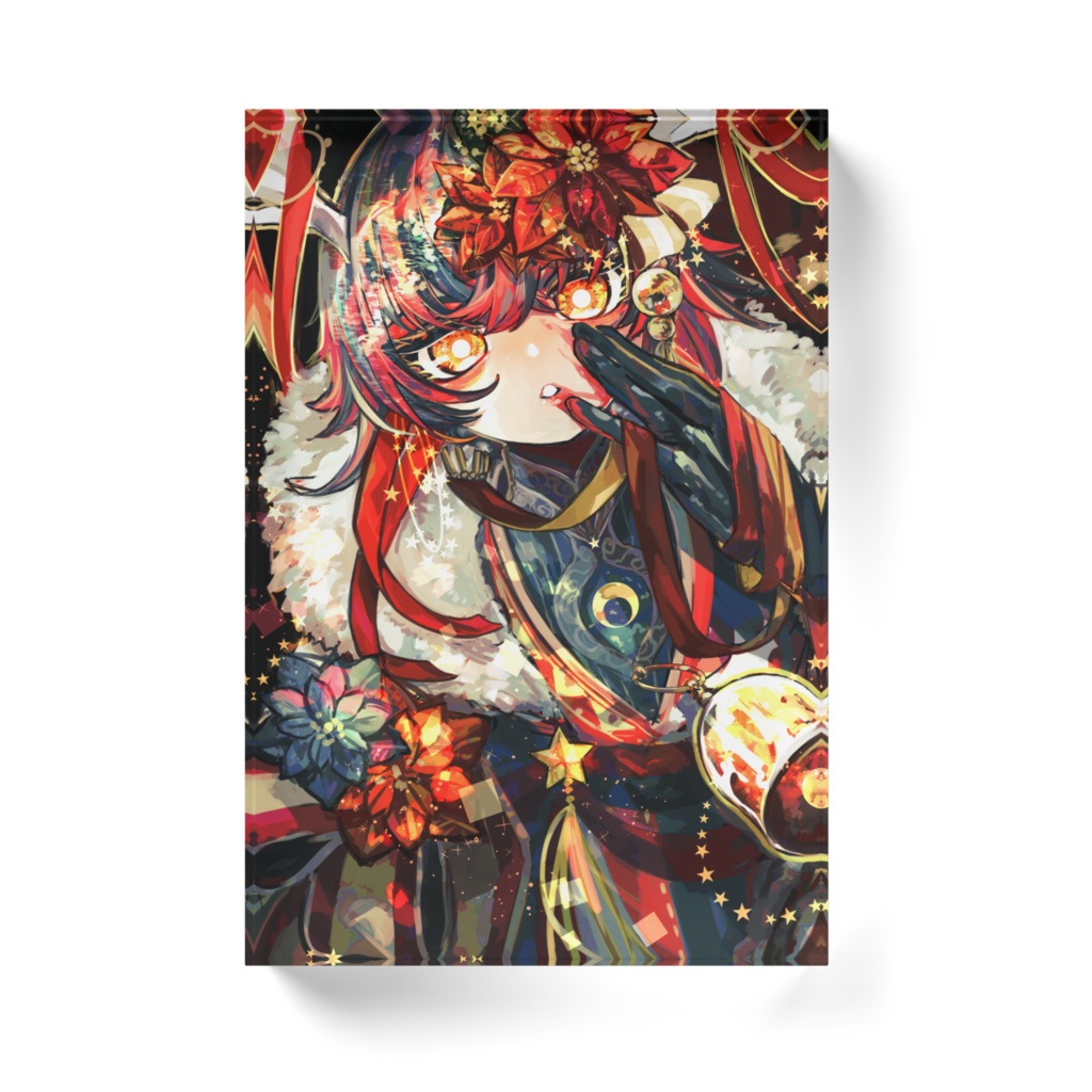 トナカイ君アクリルブロック