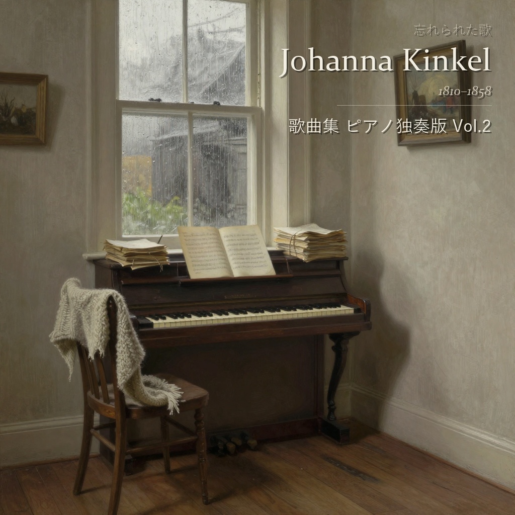 忘れられた歌 Vol.2 ／ ヨハンナ・キンケル 歌曲集 ピアノ独奏版