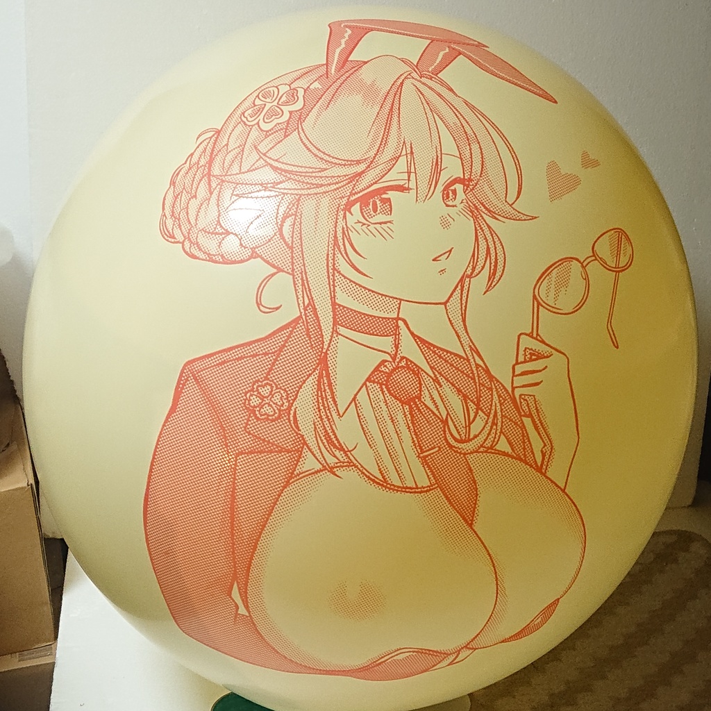 バニー〇ード プリント風船