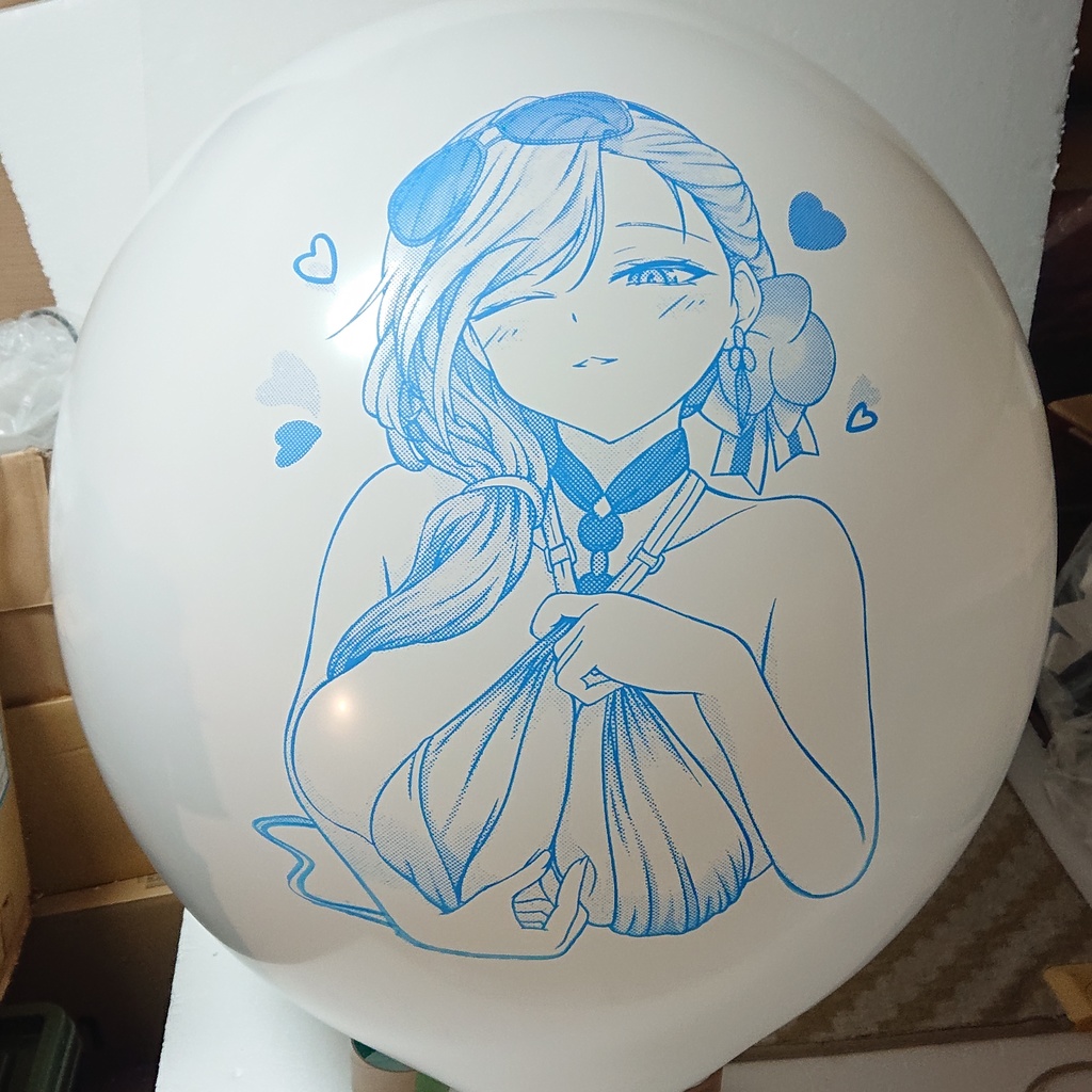 フッ〇　プリント風船