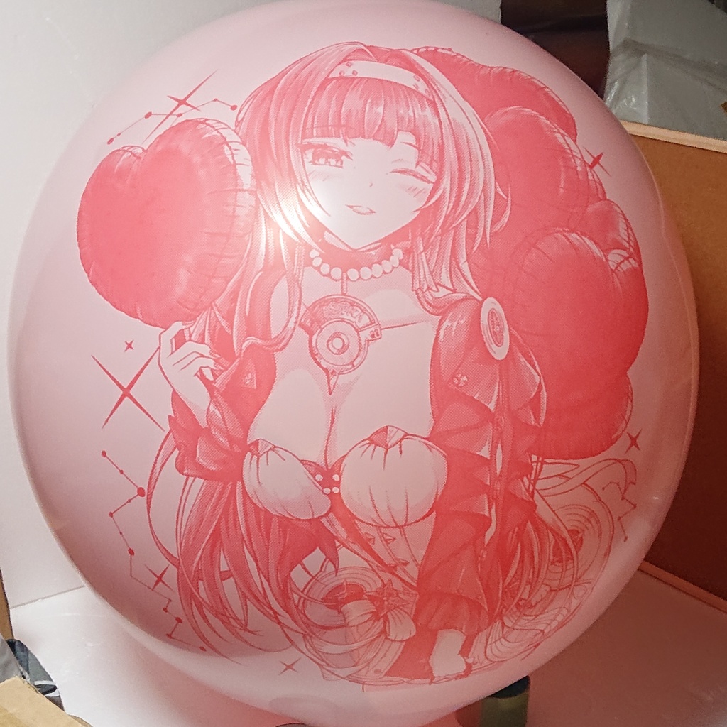 アスト〇 プリント風船