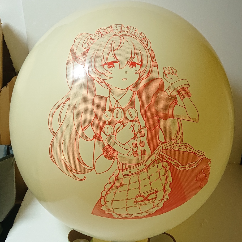 ○リン プリント風船