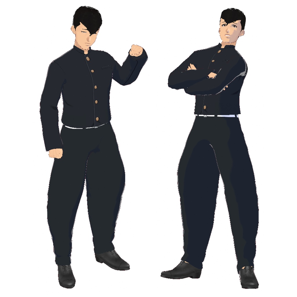 VRMオリジナル3Dモデル「桜庭梅治」