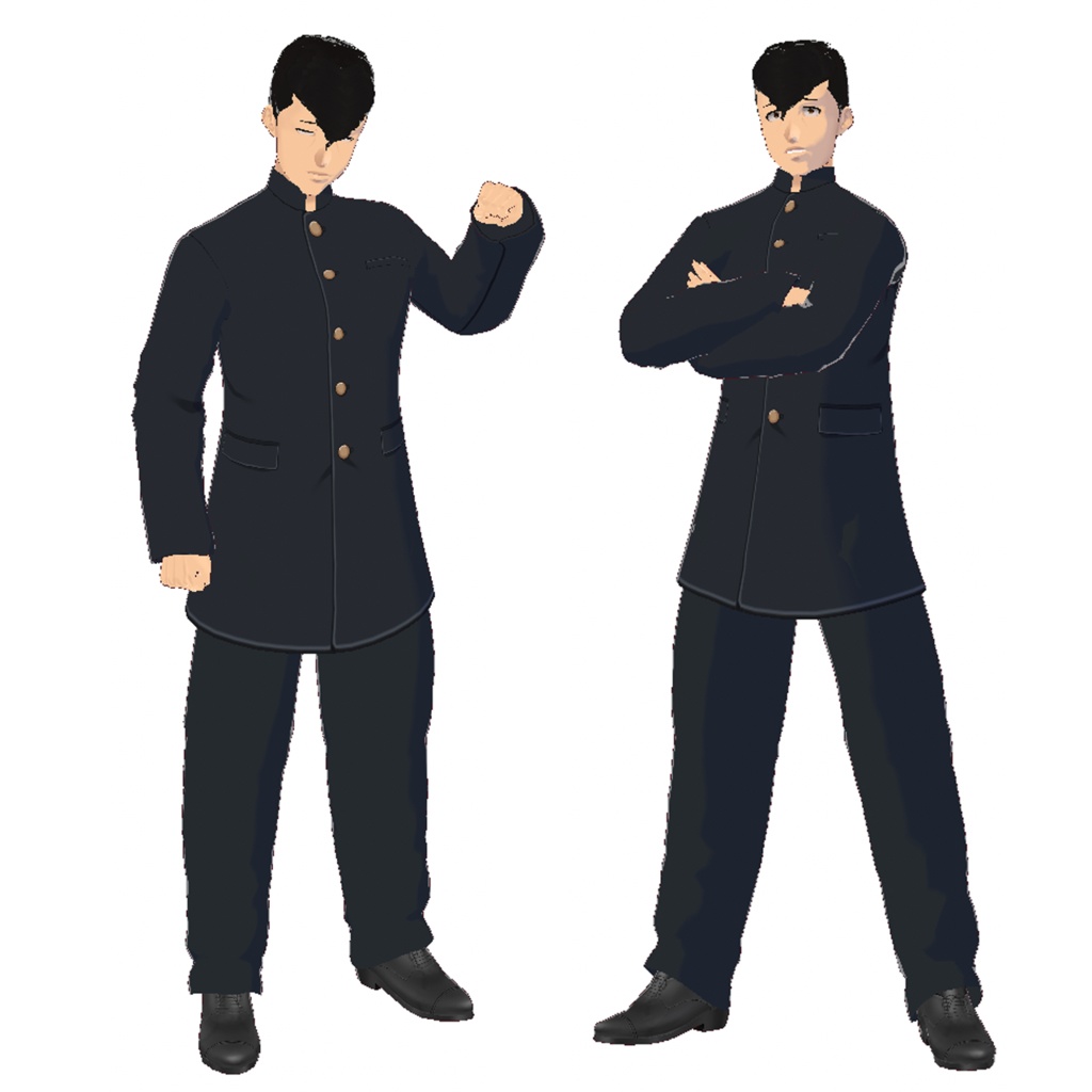 VRMオリジナル3Dモデル「桜庭梅治」