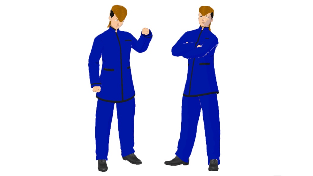 VRMオリジナル3Dモデル「本田春樹」