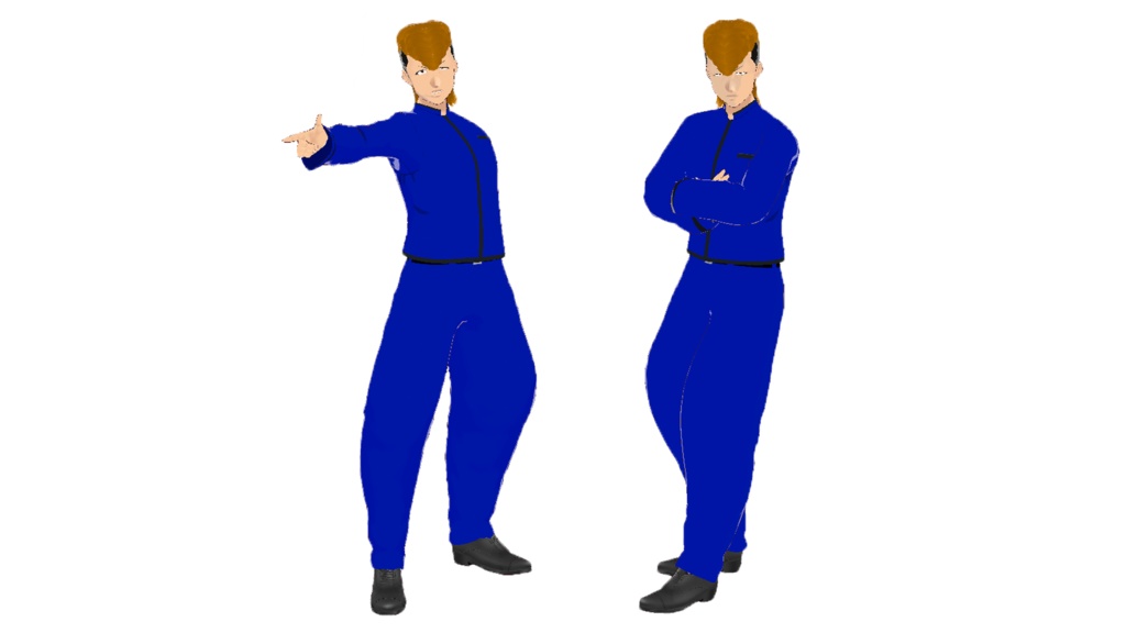 VRMオリジナル3Dモデル「本田春樹」