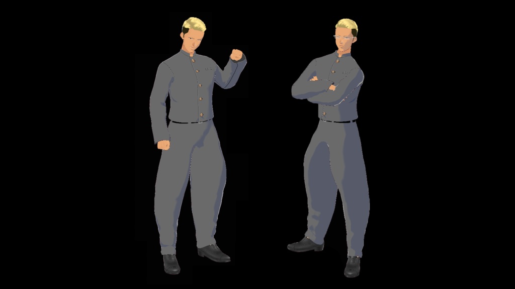 VRMオリジナル3Dモデル「川崎彰吾」