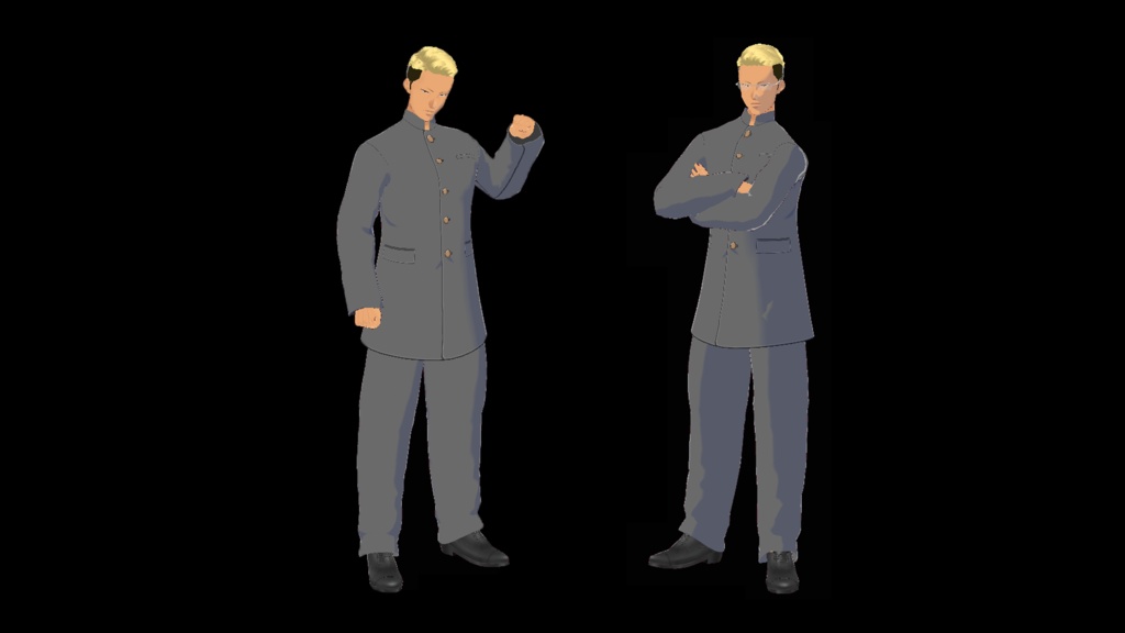 VRMオリジナル3Dモデル「川崎彰吾」