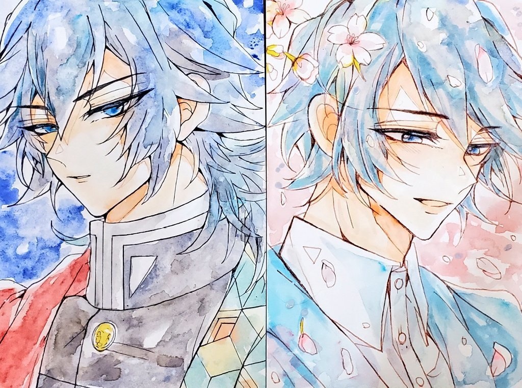 冨岡義勇水彩原画(随時更新)