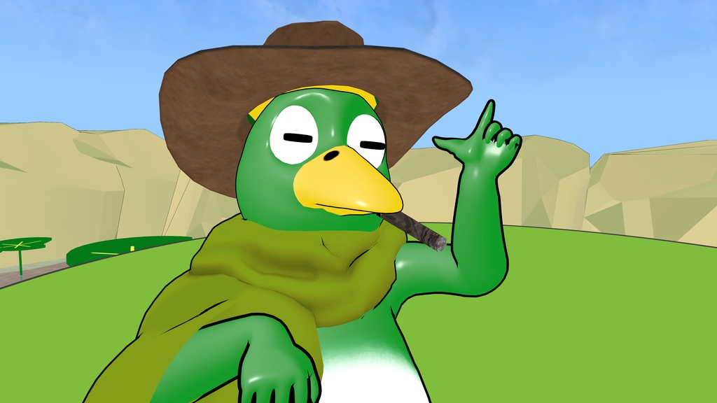 風来の河童マント