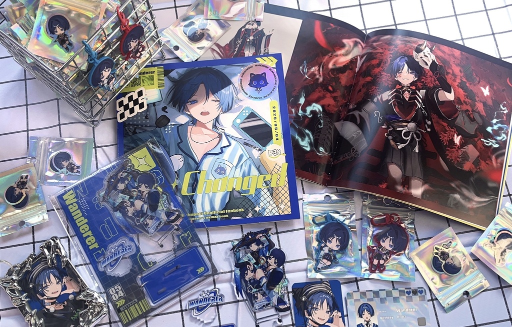 Get/Changed(放浪者イラスト本)+箔押しチェキ&両面印刷ポストカード付き