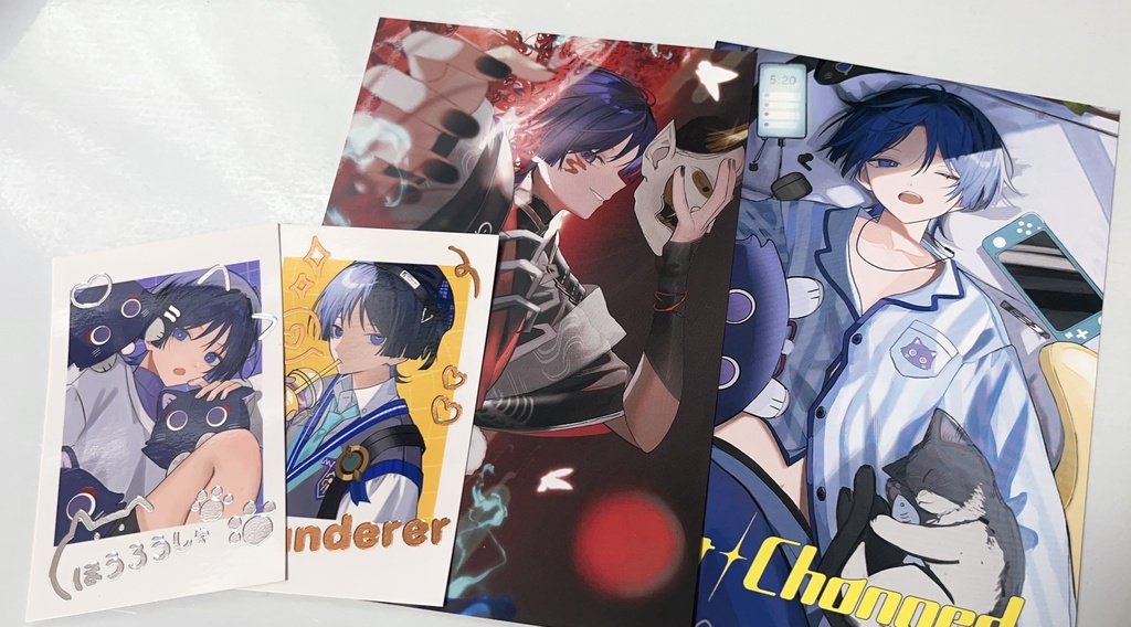 Get/Changed(放浪者イラスト本)+箔押しチェキ&両面印刷ポストカード付き