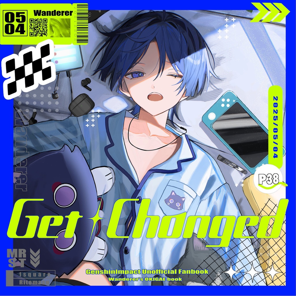 Get/Changed(放浪者イラスト本)+箔押しチェキ&両面印刷ポストカード付き