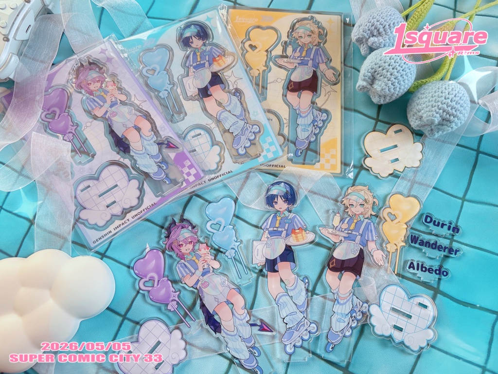 【New】ダイナー風アクリルスタンド