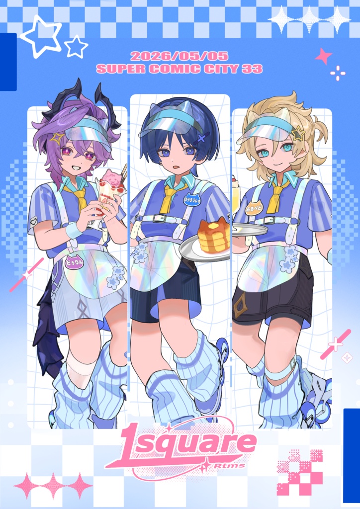 【New】ダイナー風アクリルスタンド