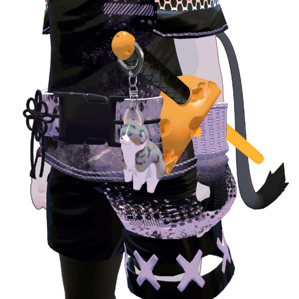 【VRChat対応】プリケツコーギーアクセサリーパック