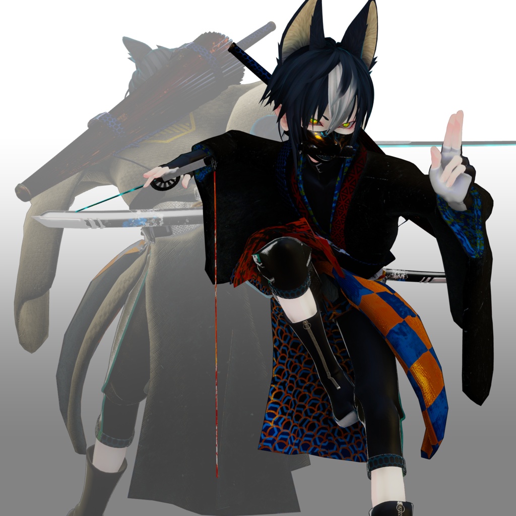 【VRChat】戒-KAI-【オリジナル3Dモデル】