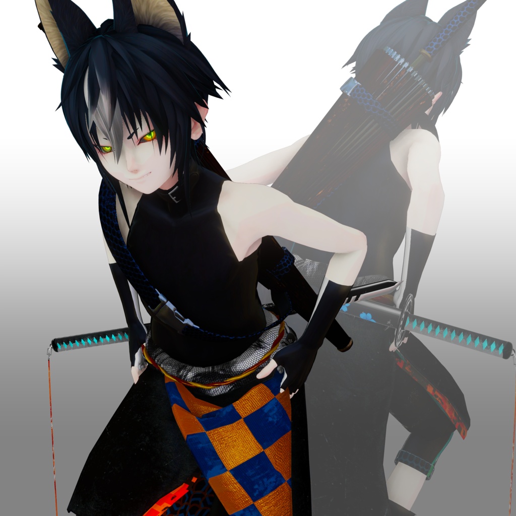 【VRChat】戒-KAI-【オリジナル3Dモデル】