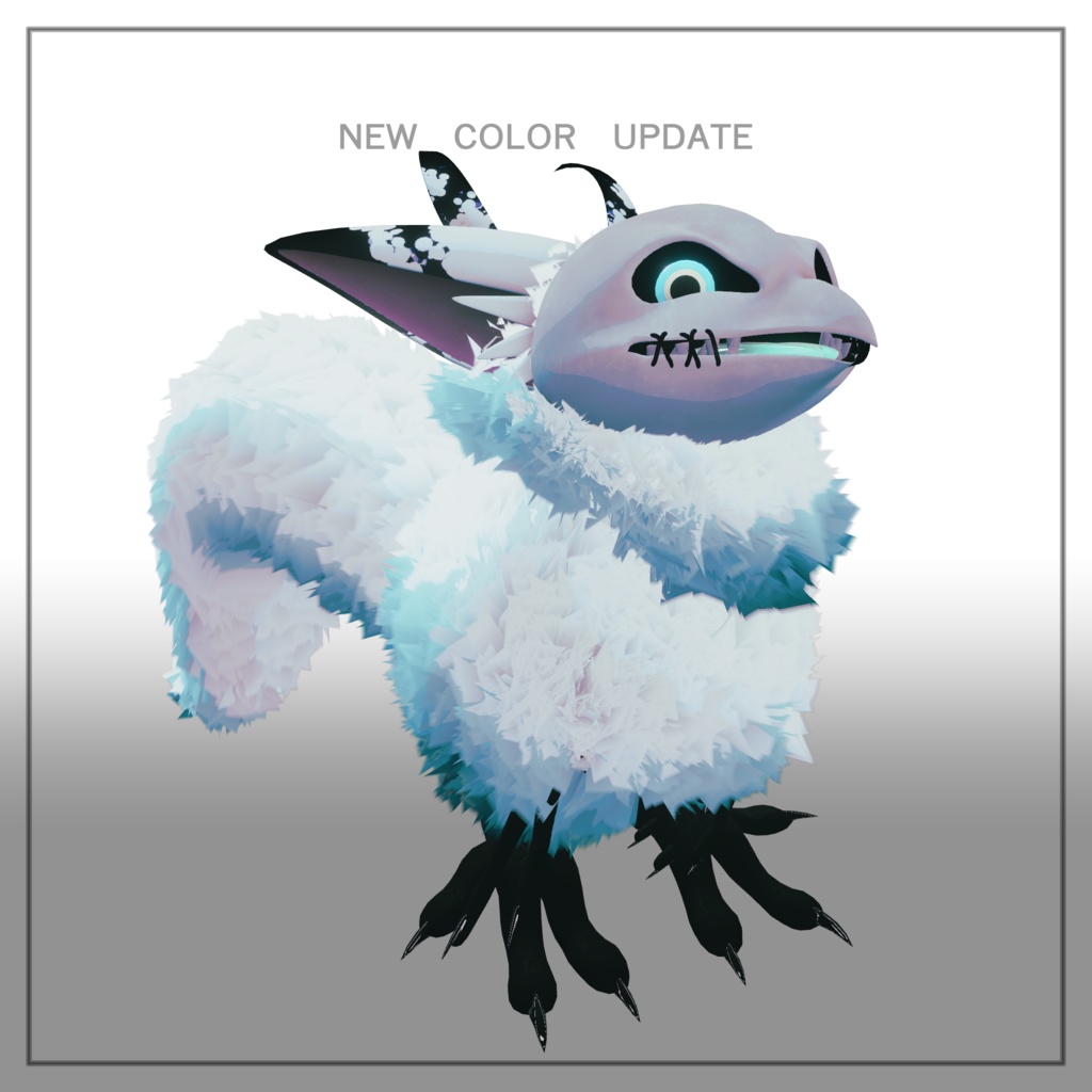 【VRChat】まんまるにくばーど【オリジナル3Dモデル】