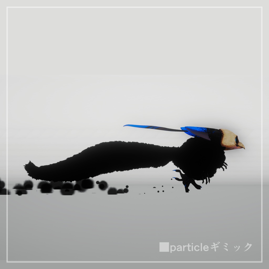 【VRChat】まんまるにくばーど【オリジナル3Dモデル】