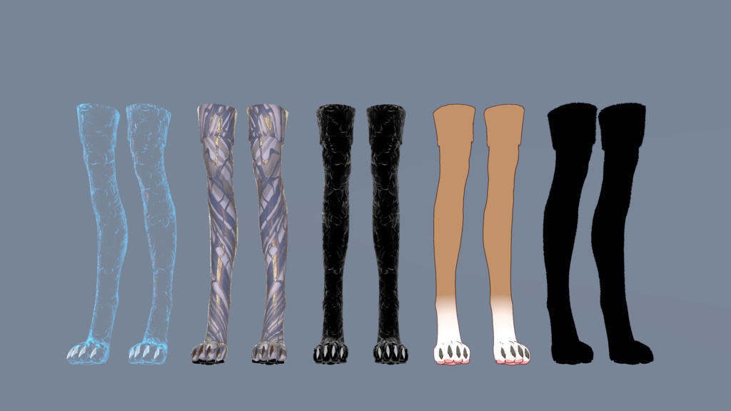 【VRChat】2QLeg-狗-【アクセサリー】