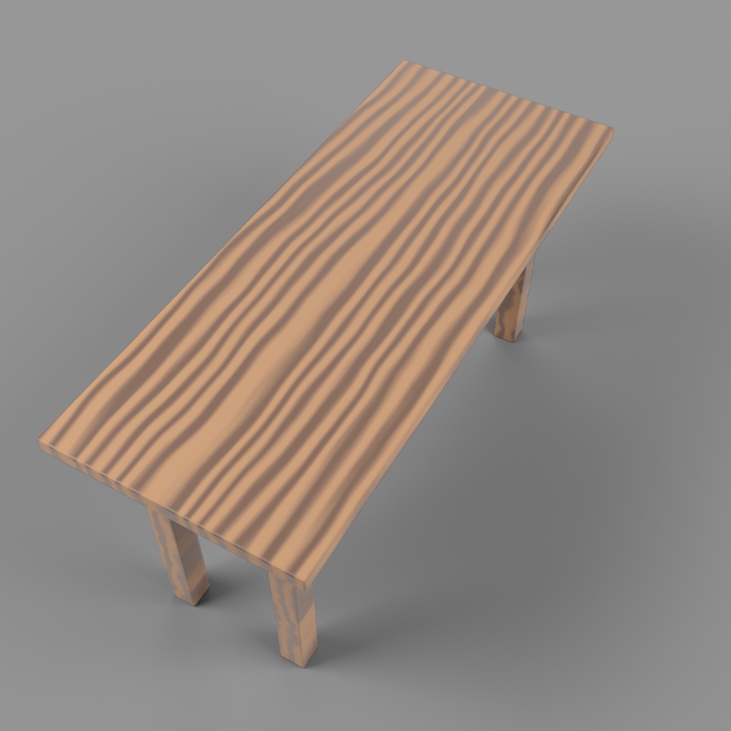 【低ポリ3Dモデル】木製テーブル 6種パック / PBRテクスチャ・LOD・OBJ/FBX/GLB/USD対応