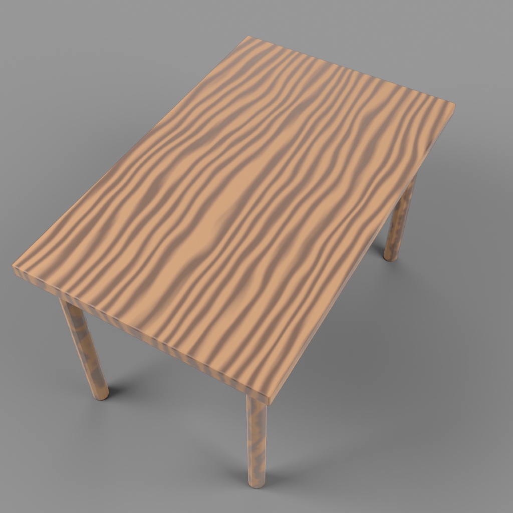 【低ポリ3Dモデル】木製テーブル 6種パック / PBRテクスチャ・LOD・OBJ/FBX/GLB/USD対応