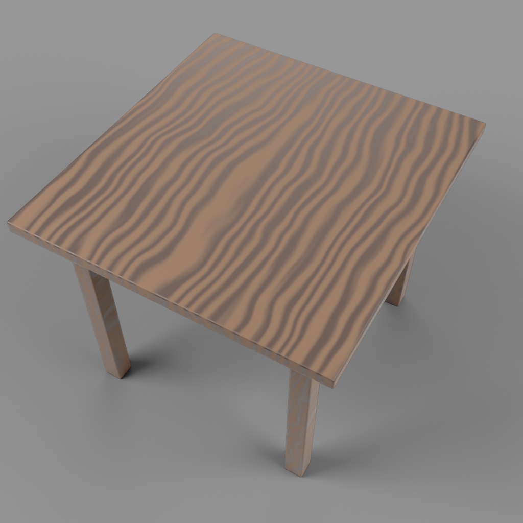 【低ポリ3Dモデル】木製テーブル 6種パック / PBRテクスチャ・LOD・OBJ/FBX/GLB/USD対応