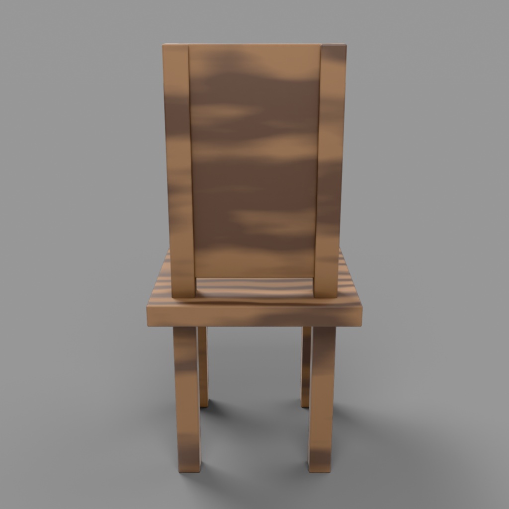 【低ポリ3Dモデル】木製チェア 6種パック / PBRテクスチャ・LOD・OBJ/FBX/GLB/USD対応
