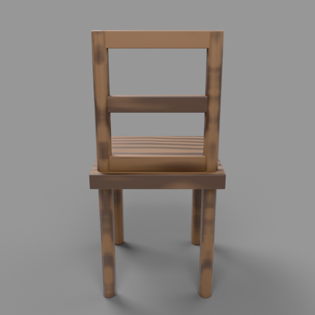 【低ポリ3Dモデル】木製チェア 6種パック / PBRテクスチャ・LOD・OBJ/FBX/GLB/USD対応