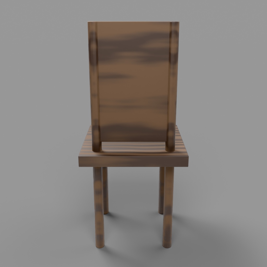 【低ポリ3Dモデル】木製チェア 6種パック / PBRテクスチャ・LOD・OBJ/FBX/GLB/USD対応