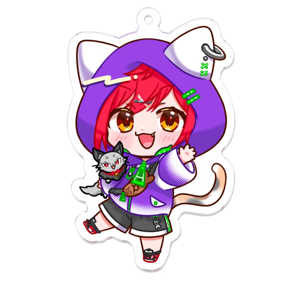 🐈2等身キャラクター アクリルキーホルダー🐈