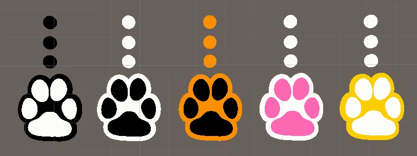 CatFoot Earring