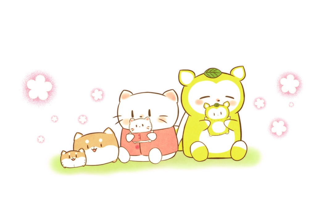 「ぬいとだにゃこ」ポストカード