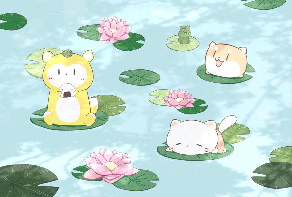 「蓮の池」ポストカード