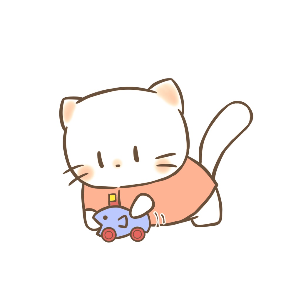 にゃんこのぷっぷーステッカー