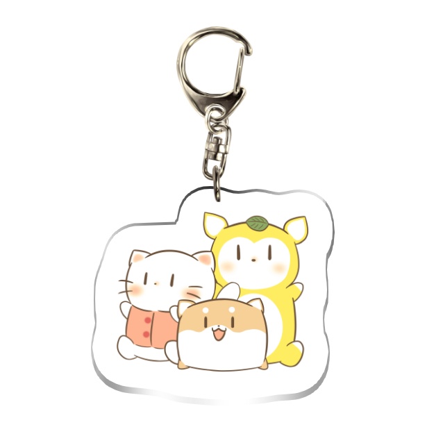 だにゃこのアクリルキーホルダー