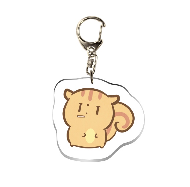 りすさんのアクリルキーホルダー
