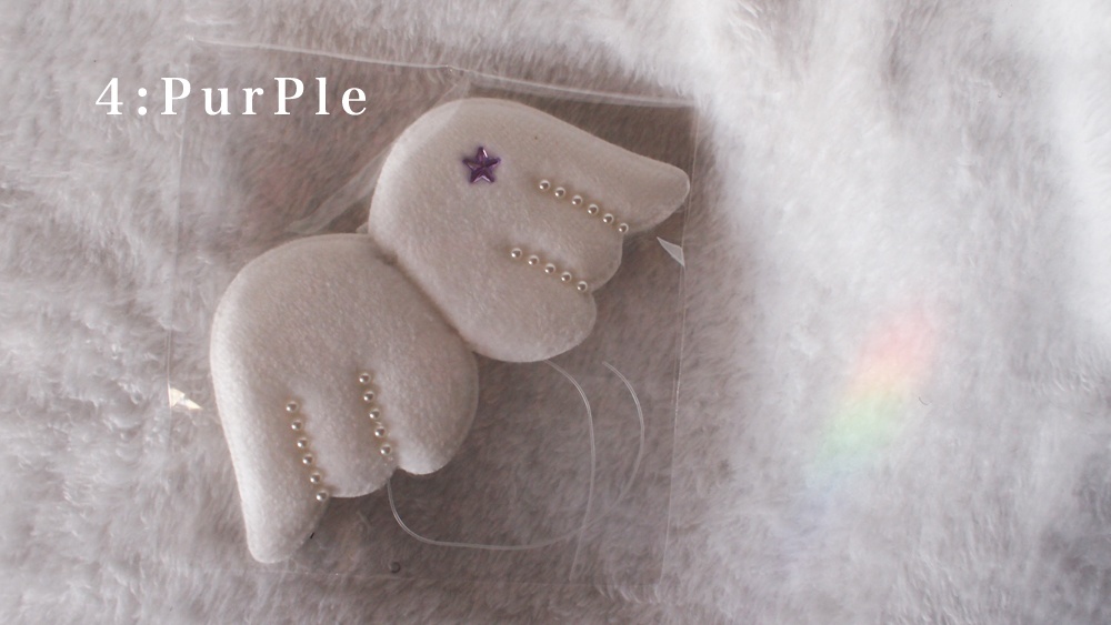 ぬいぐるみ用ウィング 羽根 翼(まんじゅう・もち)