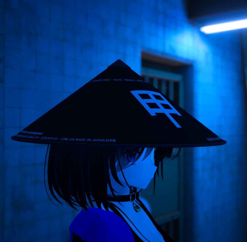 CHT-KS04 〇四式頭部遮光装具笠