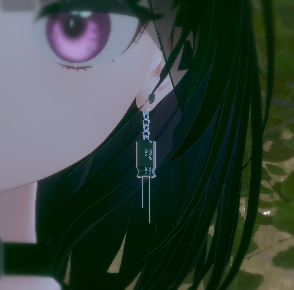 コンデンサ型イヤリング