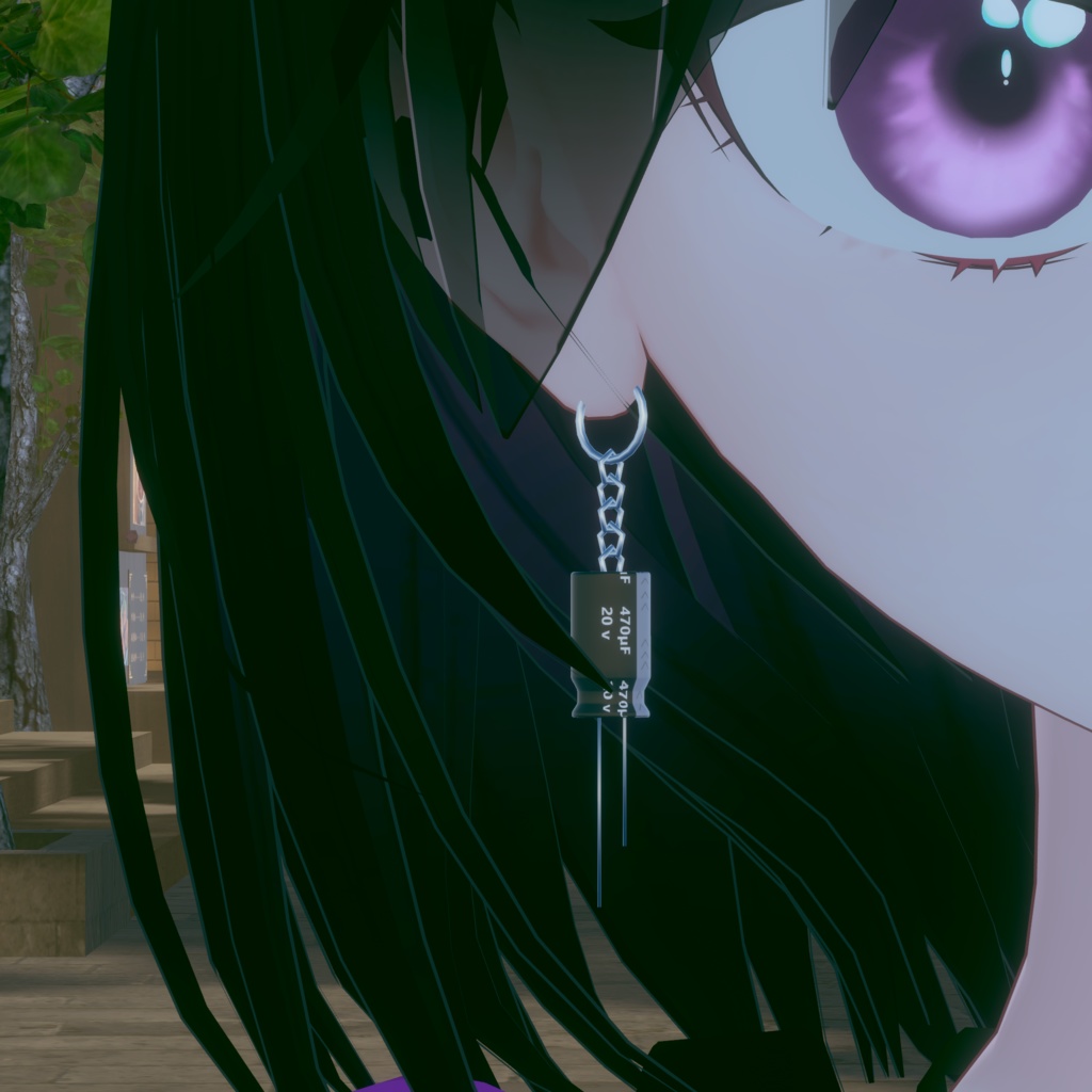 コンデンサ型イヤリング