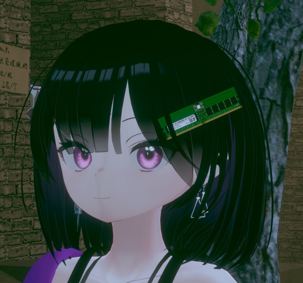 メモリ型ヘアアクセ