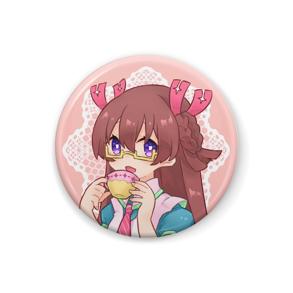 【お茶会ももか】缶バッジ32mm