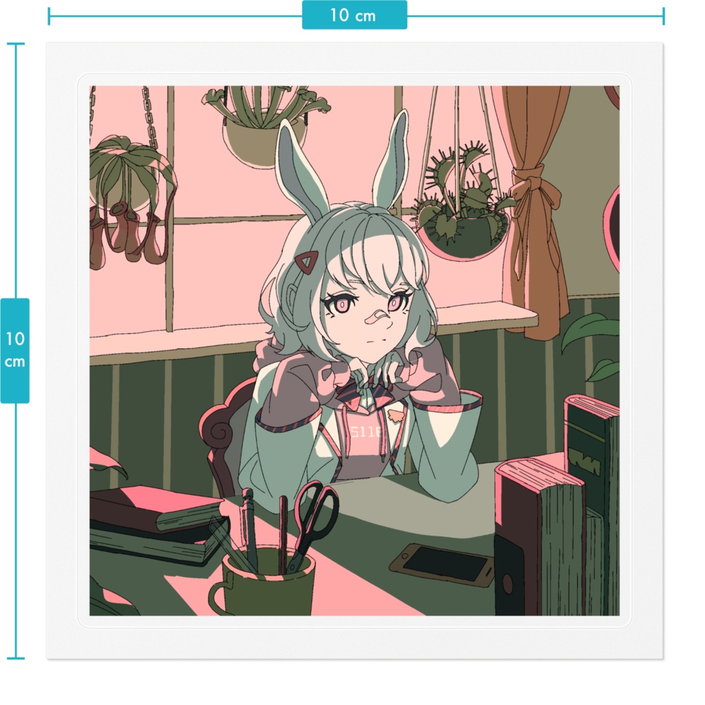 【オリイラ獲得イベ入賞&歌ってみた公開記念】ステッカー