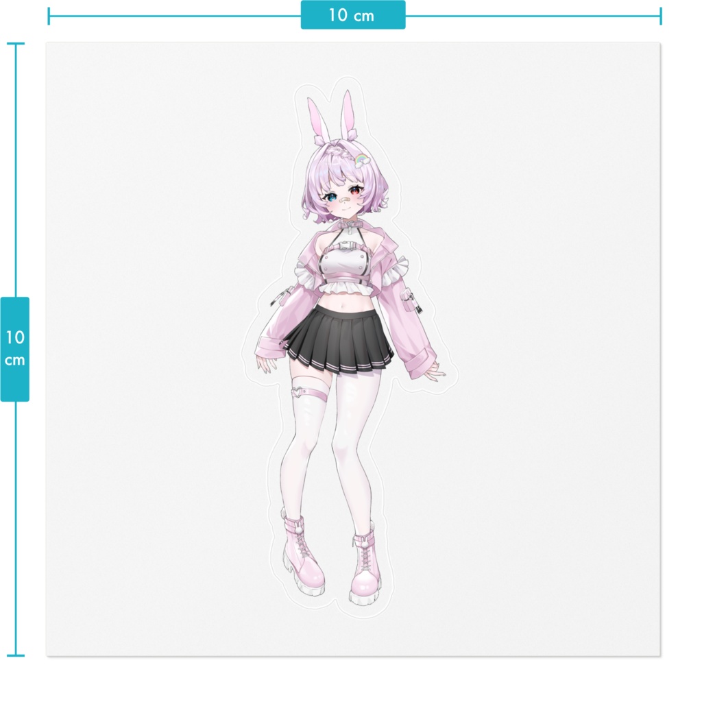 ahahaアズナブル🐰🌈立ち絵ステッカー