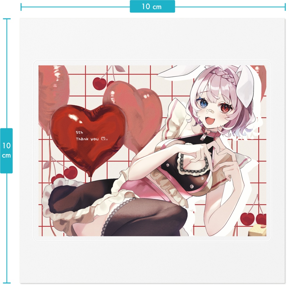 【5周年記念ステッカー】