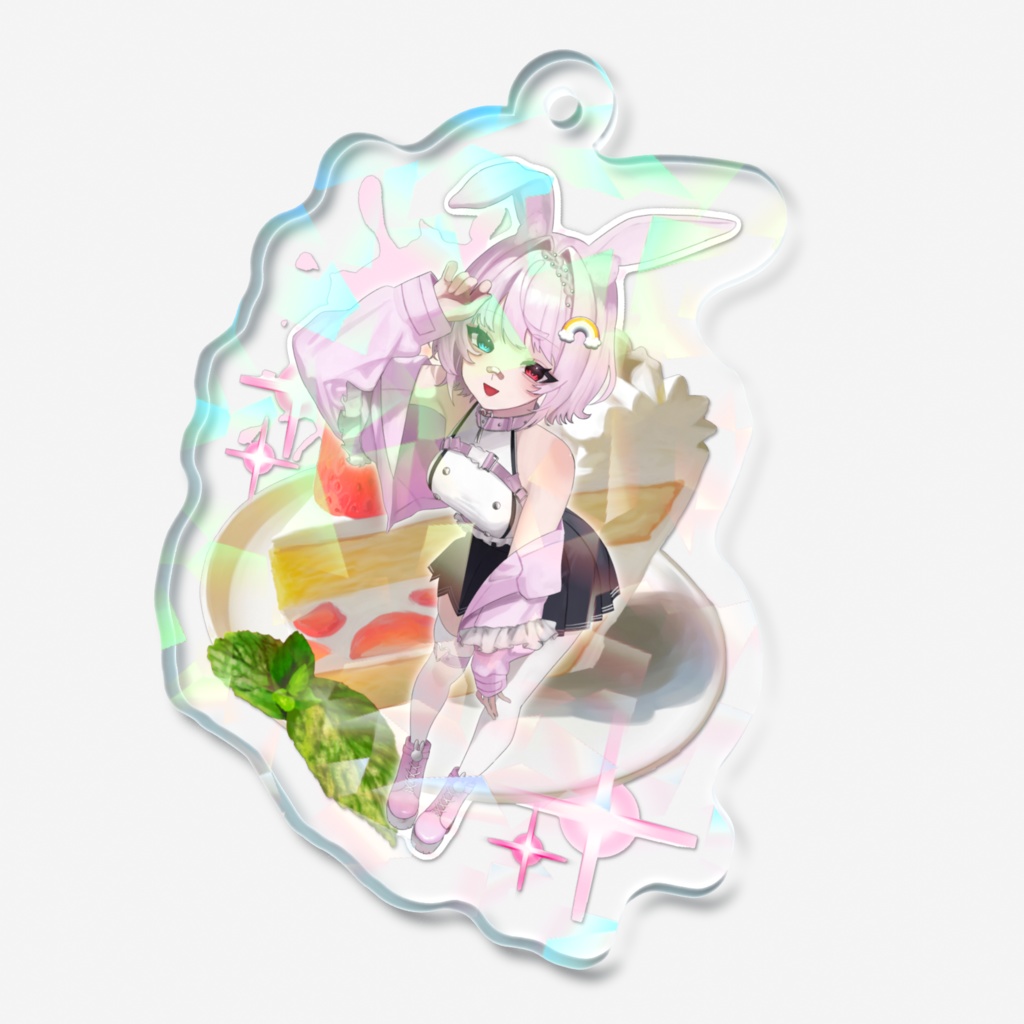 【7周年記念】ホログラムアクリルキーホルダー