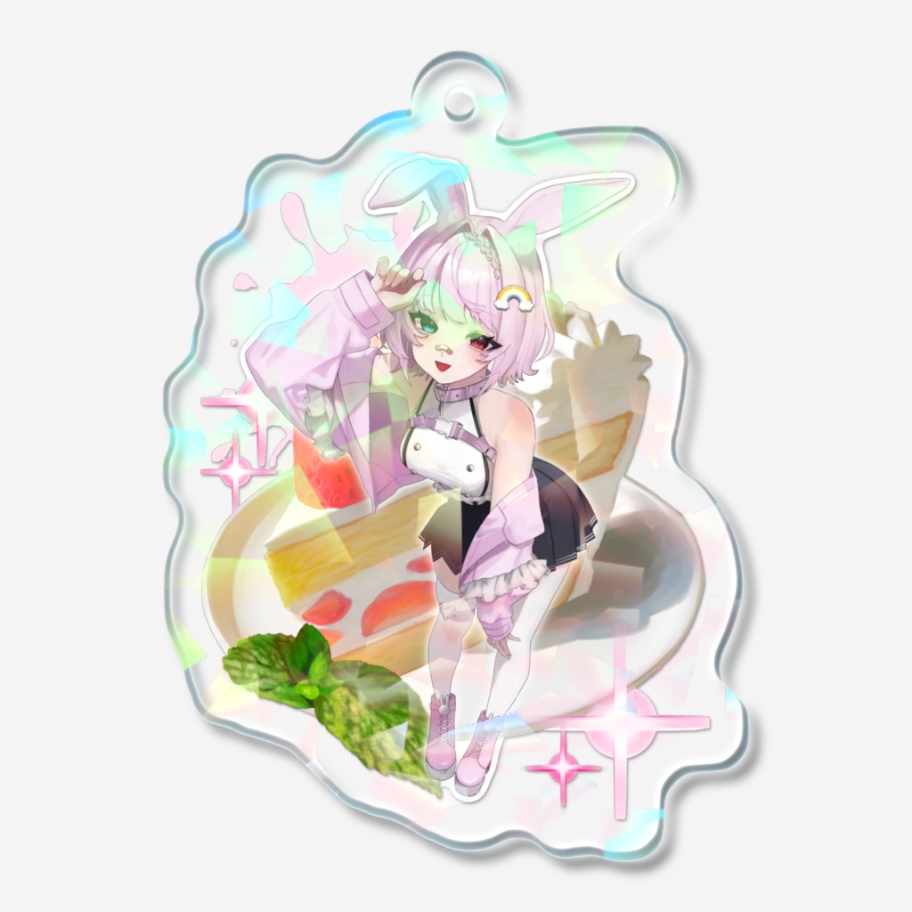 【7周年記念】ホログラムアクリルキーホルダー